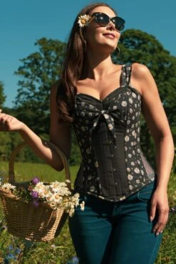 Vintage Styled Daisy Corset Overbust 28 Vintage Styled Daisy Corset Overbust -Corset Story FTS086 July2020 website 2