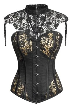 ReVamped Gothic Inspired Corset Top 22 ReVamped Gothic Inspired Corset Top -Corset Story FTS1021