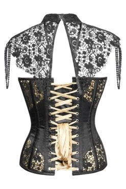 ReVamped Gothic Inspired Corset Top 23 ReVamped Gothic Inspired Corset Top -Corset Story FTS1022
