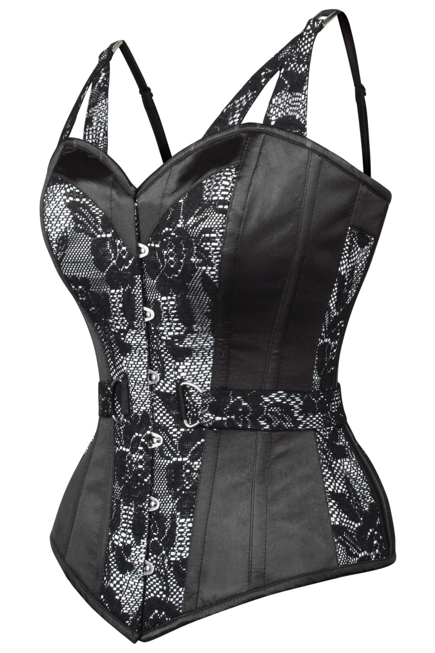 Gothic Inspired Corset Top With Shoulder Straps 3 Gothic Inspired Corset Top With Shoulder Straps - Image 3