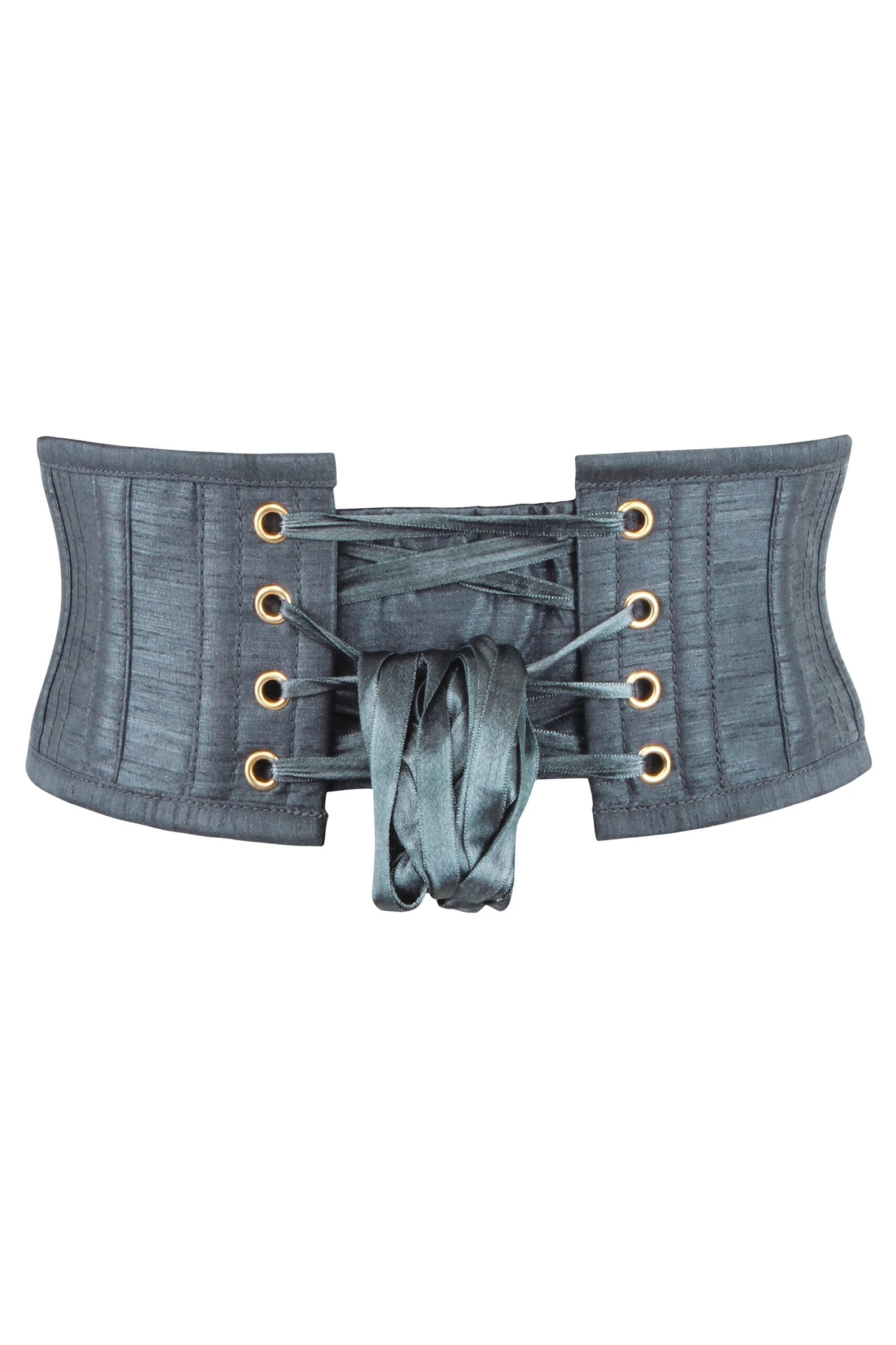 Charcoal Grey Waspie Belt 2 Charcoal Grey Waspie Belt - Image 2