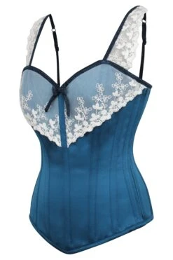 Twilight Blue Glitter Overbust Corset -Corset Story FTS2062 042c6c96 1cda 420a 8c11 6d9984fbae97