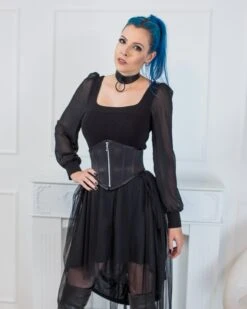 Black Satin Waspie Belt 7 Black Satin Waspie Belt -Corset Story IMG 4093 celenenox 3000