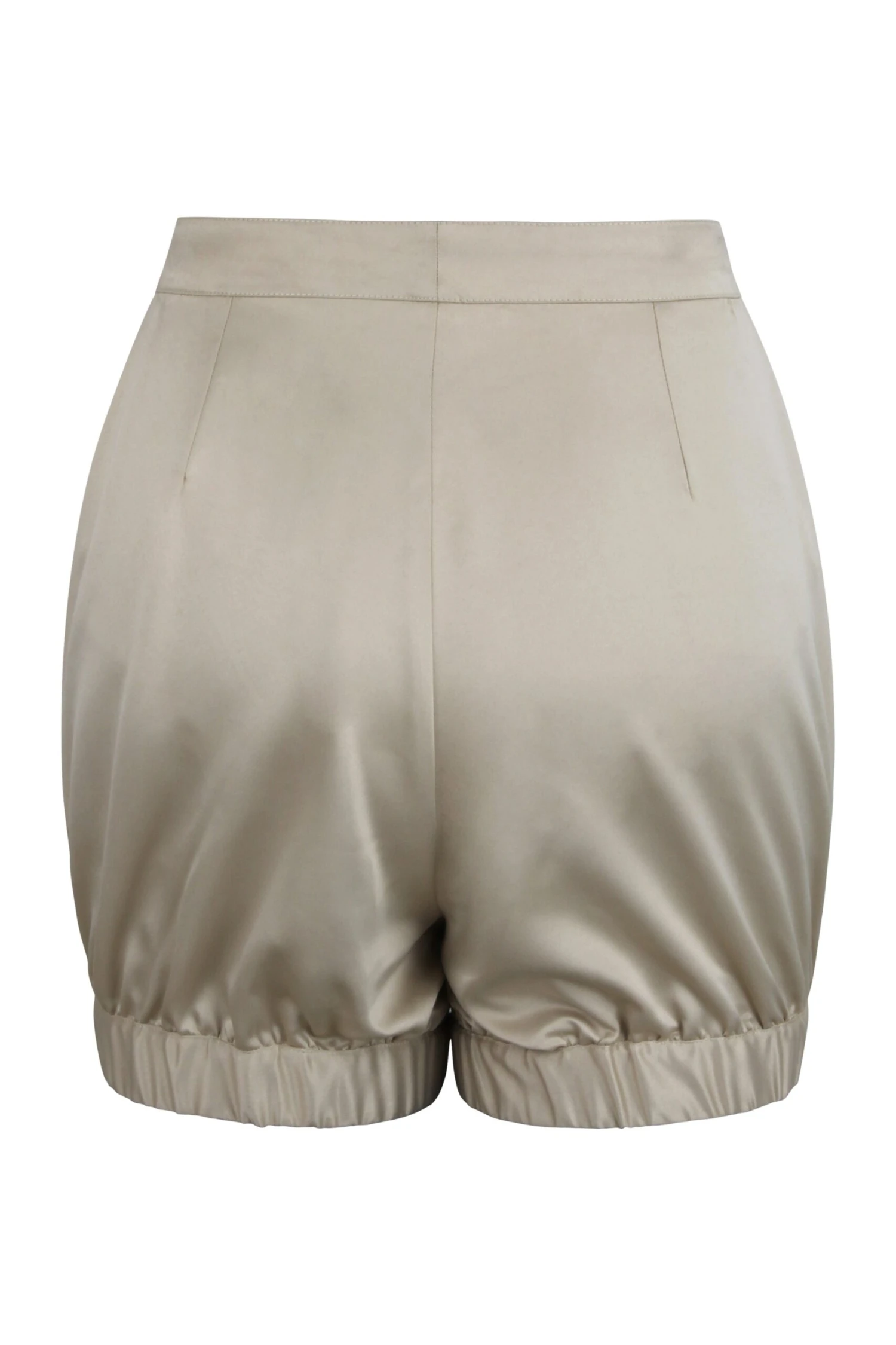 Minnie Champagne Satin Bloomer Shorts With Pockets 2 Minnie Champagne Satin Bloomer Shorts With Pockets - Image 2