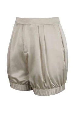 Minnie Champagne Satin Bloomer Shorts With Pockets 5 Minnie Champagne Satin Bloomer Shorts With Pockets -Corset Story LO 0563