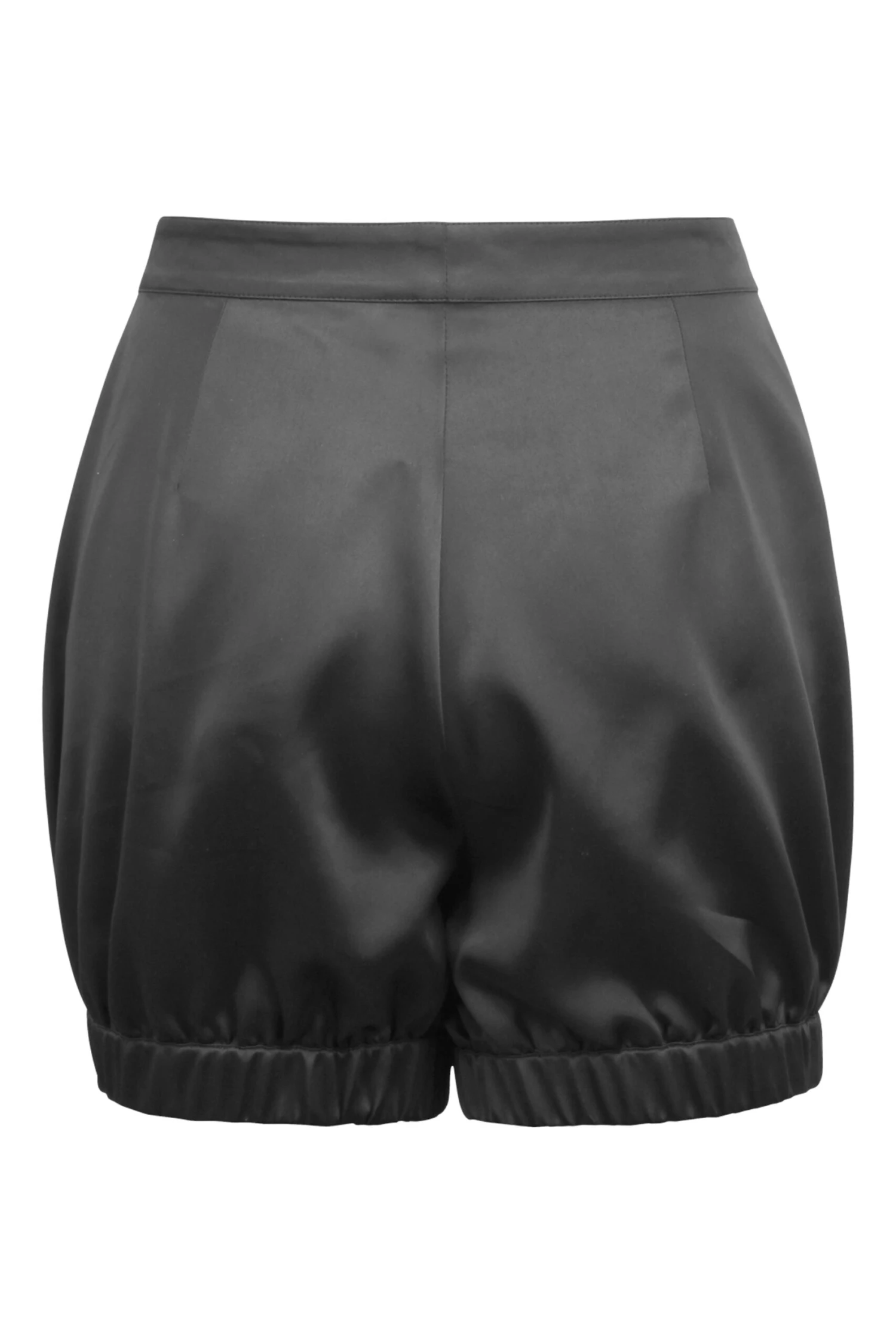 Minnie Black Satin Bloomer Shorts With Pockets 2 Minnie Black Satin Bloomer Shorts With Pockets - Image 2