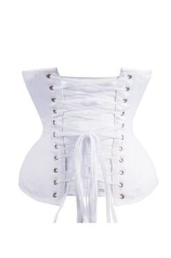 Long White Underbust Corset Waist Taming 16 Long White Underbust Corset Waist Taming -Corset Story MY 069 3 24940f9c 888f 4b73 9b04 84f033faaec1