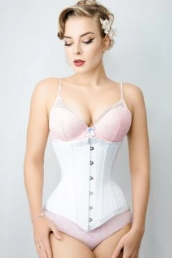 Long White Underbust Corset Waist Taming 14 Long White Underbust Corset Waist Taming -Corset Story MY 069 3 fb3cfa2f 36ac 4ae4 9951 49f16011223e