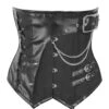 Black Brocade Wild West Underbust Corset