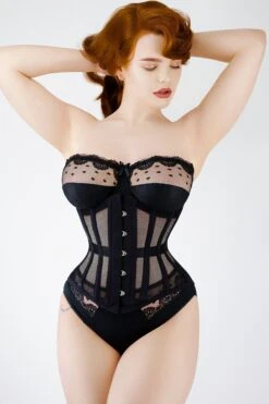 Black Mesh Fronted Underbust -Corset Story MY 400 1 8e3a1a42 2d5e 4162 a0f8 5e97b816f061
