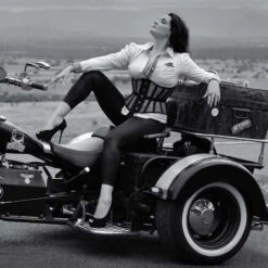 Black Mesh Waspie Underbust -Corset Story MY 403 Customerpic June2021 3