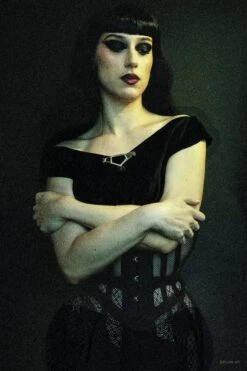 Black Mesh Waspie Underbust -Corset Story MY 403 el.cee .art 4a3ae934 b110 45ae 8747 6bb6471b0e51