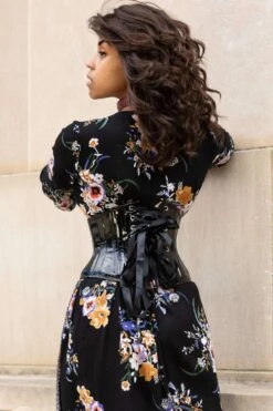 Black PVC Waist Training Waspie Underbust 30 Black PVC Waist Training Waspie Underbust -Corset Story MY 500 September2020 website 7 ef3876df 3422 4020 b7a7 9213d31a4758