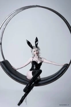 Black PVC Waist Training Waspie Underbust 26 Black PVC Waist Training Waspie Underbust -Corset Story MY 500 amandakee m 3