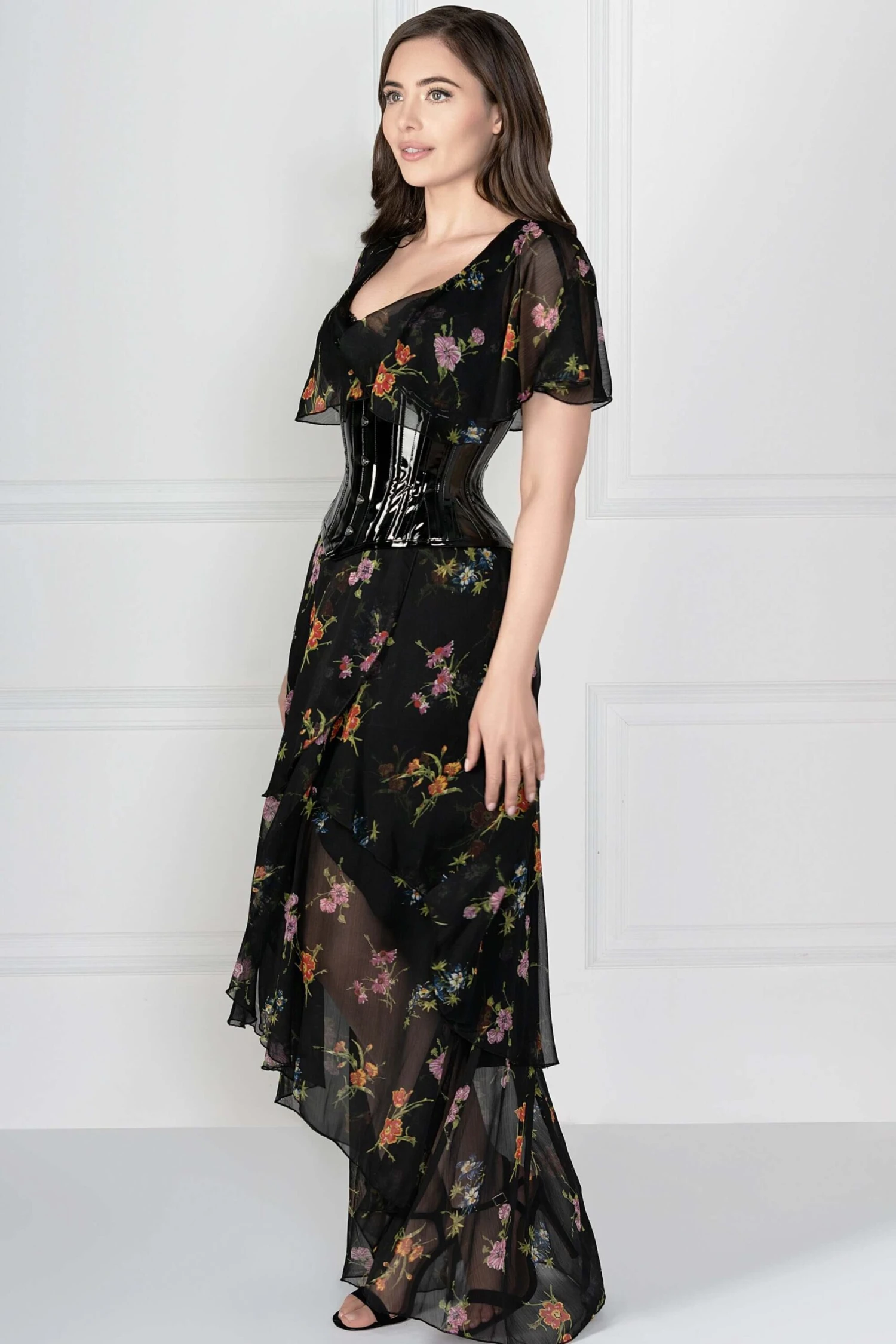 Black PVC Waist Training Waspie Underbust 13 Black PVC Waist Training Waspie Underbust - Image 13