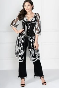 Long Black PVC Underbust Waist Taming Corset 16 Long Black PVC Underbust Waist Taming Corset -Corset Story MY 503 3