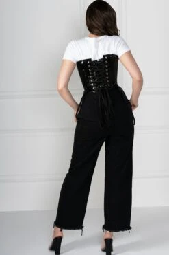Longline PVC Overbust With Hip Gores -Corset Story MY 504 4