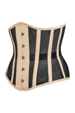 Beige Mesh Fronted Underbust -Corset Story MY 5103