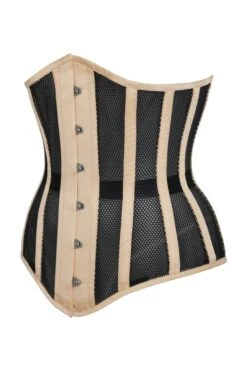 Longline Beige Mesh Underbust -Corset Story MY 5113