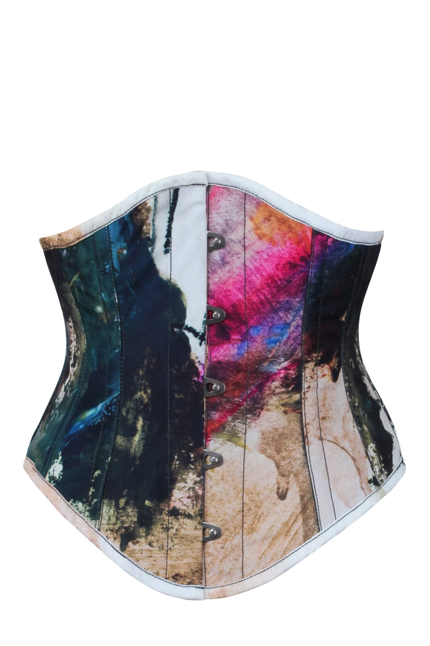Abstract Ink Waspie Corset 1 Abstract Ink Waspie Corset