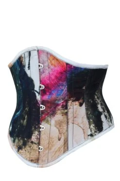 Abstract Ink Waspie Corset 5 Abstract Ink Waspie Corset -Corset Story MY 6103