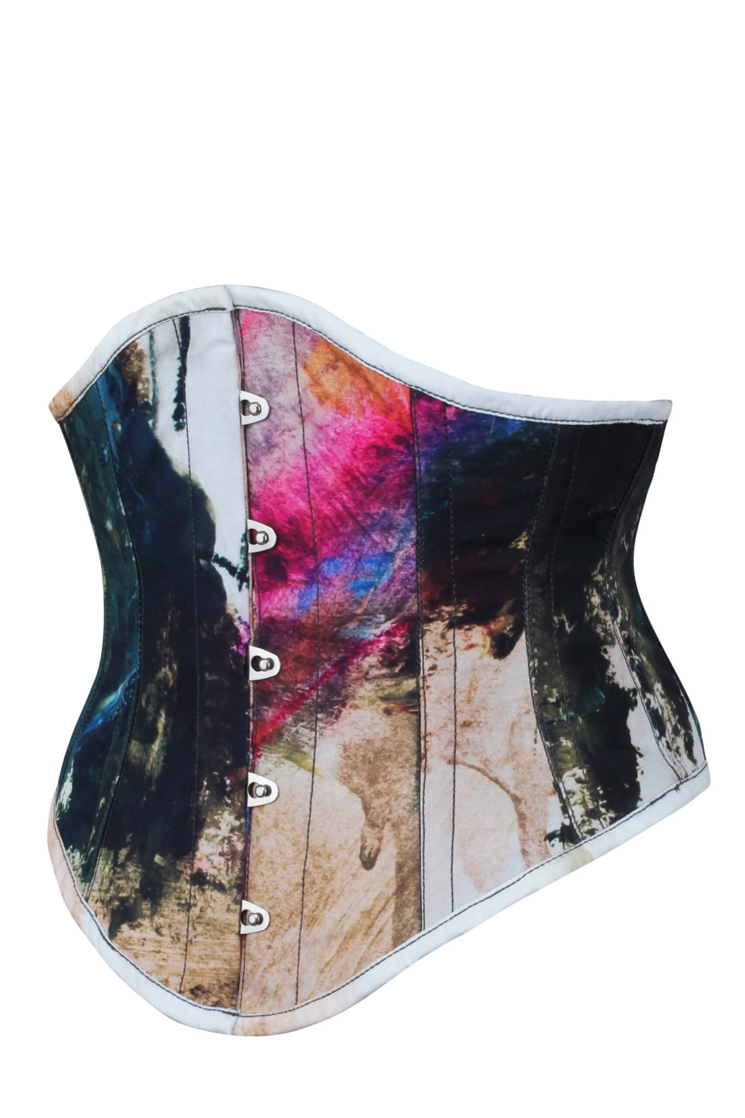 Abstract Ink Waspie Corset 3 Abstract Ink Waspie Corset - Image 3