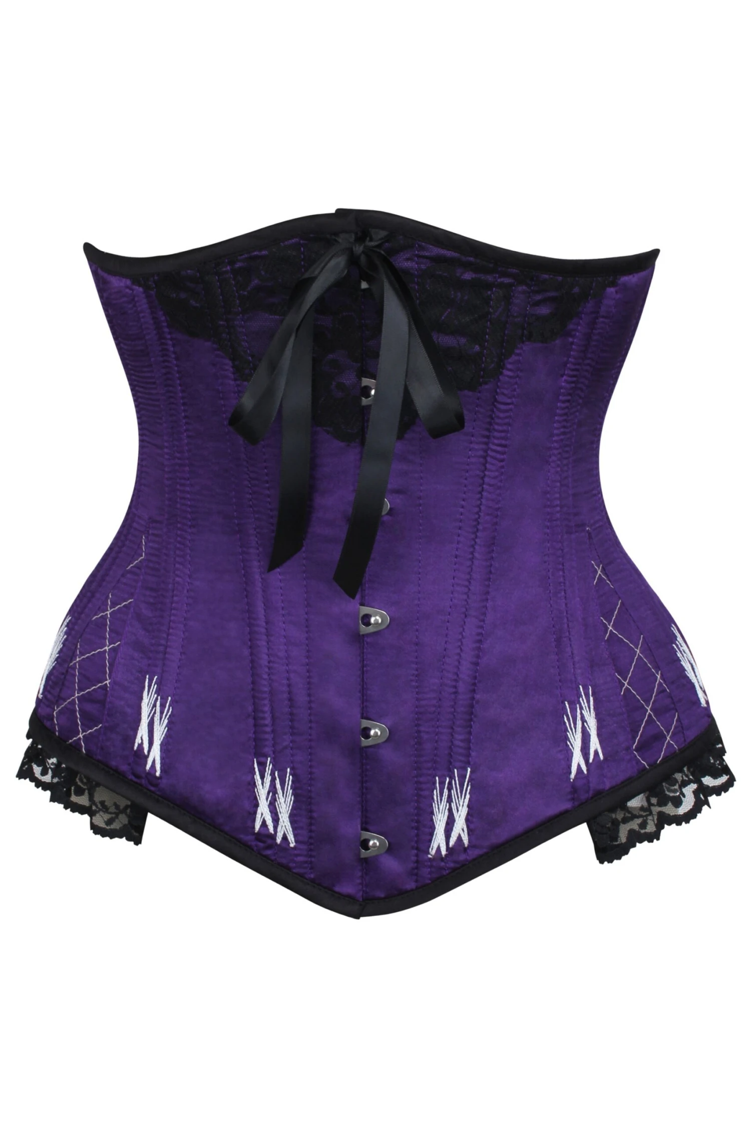 Longline Violet Underbust With Flossing 1 Longline Violet Underbust With Flossing