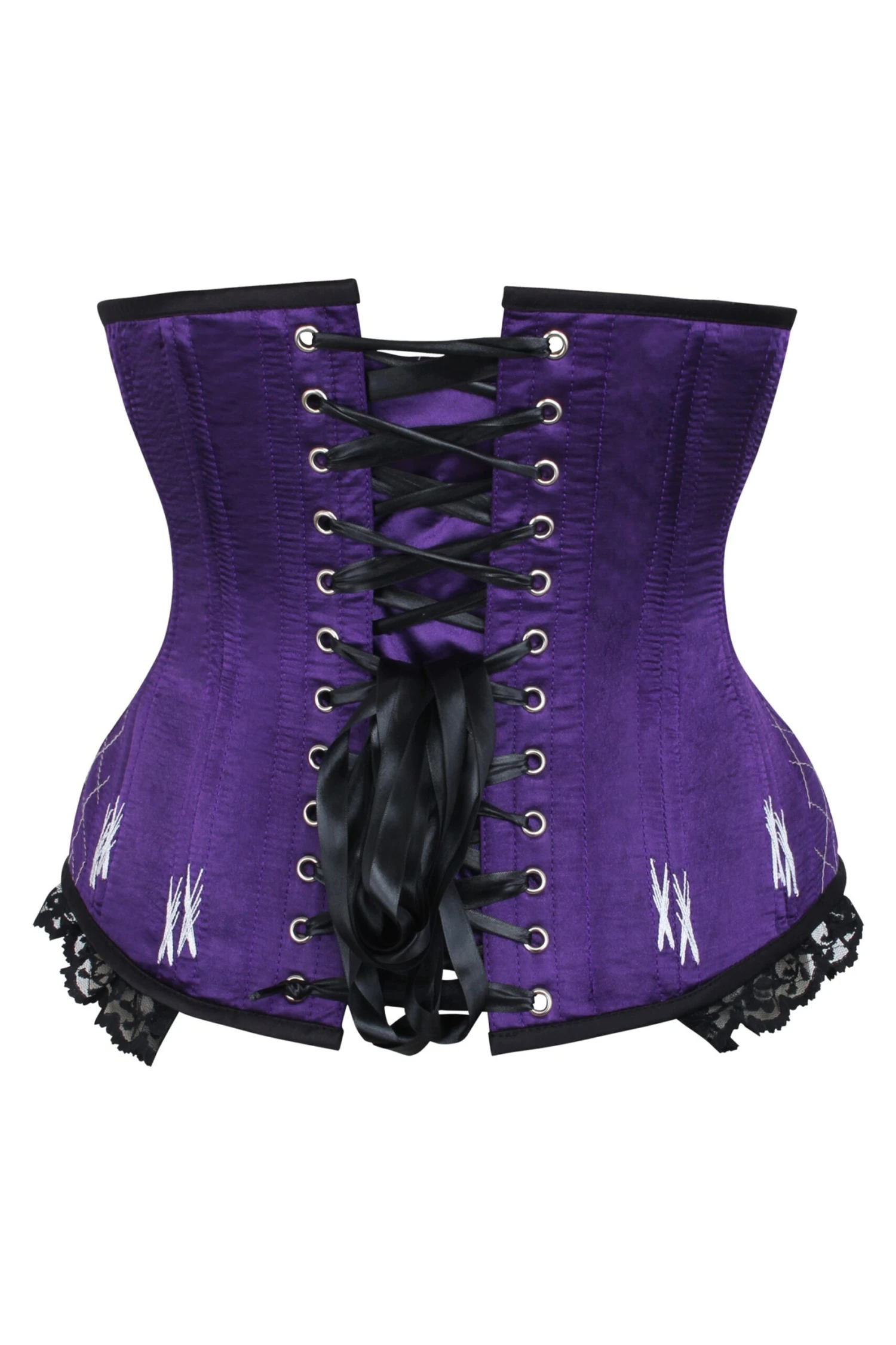 Longline Violet Underbust With Flossing 2 Longline Violet Underbust With Flossing - Image 2