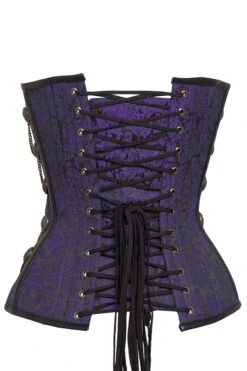 Purple Steampunk Corset With Chains 21 Purple Steampunk Corset With Chains -Corset Story ND 300 2