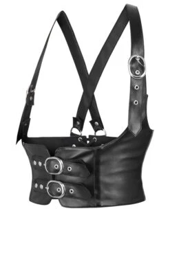 Black Faux Leather Corset Inspired Underbust Harness -Corset Story NS 1143 e3c989b1 a1ec 491c 90d0 3869ae1910b4