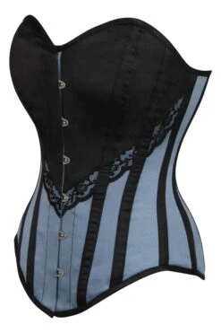 Black And Grey Waist Taming Overbust Corset -Corset Story NS 1363 d7b37402 faf4 4062 82e6 00ca5e42ac5a