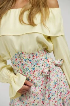 Iris Ditsy Print Cotton Waspie Belt With Zip Front -Corset Story SC 001 website 5 13222be9 2bf9 49e4 8546 3748fc311ce6