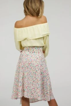 Iris Ditsy Print Cotton Waspie Belt With Zip Front -Corset Story SC 001 website 6