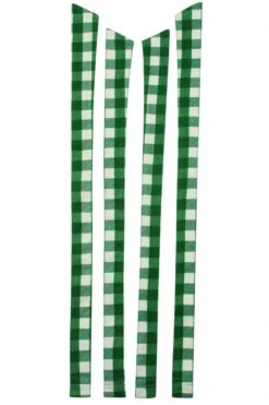 Dahlia Shoulder Strap Gingham Green Viscose