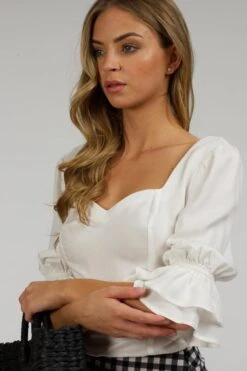 Liana White Viscose Corset-Inspired Backless Top 21 Liana White Viscose Corset-Inspired Backless Top -Corset Story SC 078 website 11