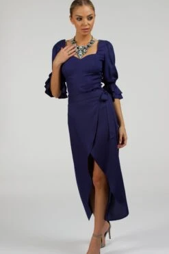 Liana Summer Navy Viscose Corset-Inspired Backless Top 24 Liana Summer Navy Viscose Corset-Inspired Backless Top -Corset Story SC 079 website 10