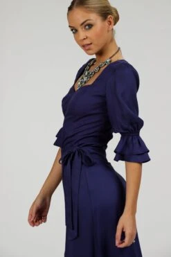 Liana Summer Navy Viscose Corset-Inspired Backless Top 20 Liana Summer Navy Viscose Corset-Inspired Backless Top -Corset Story SC 079 website 3