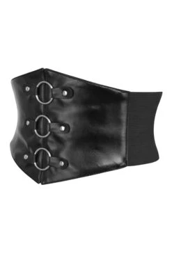 Gothic Black Faux Leather Corset Inspired Belt -Corset Story SC 20853 3d86b07d c5bc 4fa3 9529 2120727b8ccd