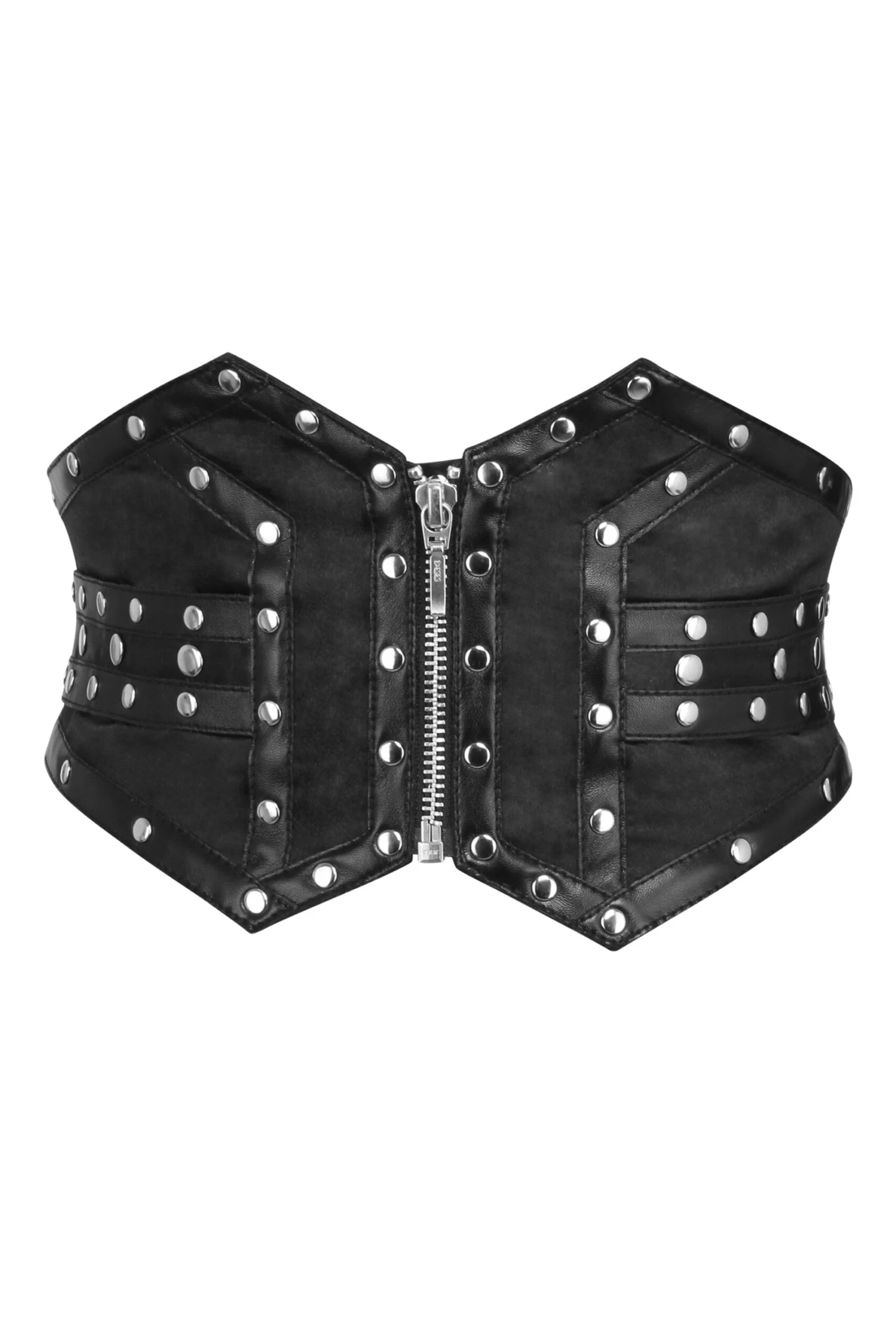 Studded Black Corset Inspired Belt 1 Studded Black Corset Inspired Belt