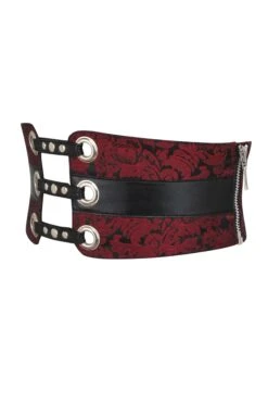Maroon Brocade Corset Inspired Belt 5 Maroon Brocade Corset Inspired Belt -Corset Story SC 20903 c1c23601 f17d 4e95 b7c5 be1e13a3961f