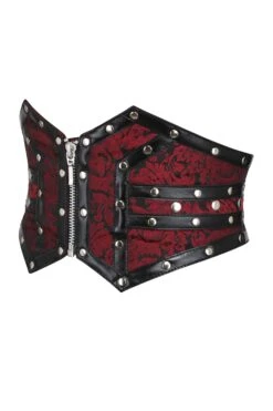Studded Maroon Corset Inspired Belt 5 Studded Maroon Corset Inspired Belt -Corset Story SC 20933 d250e9c7 61e0 4877 8290 76f24c834015