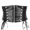 PVC Corset Belt With Corset Lacing Details