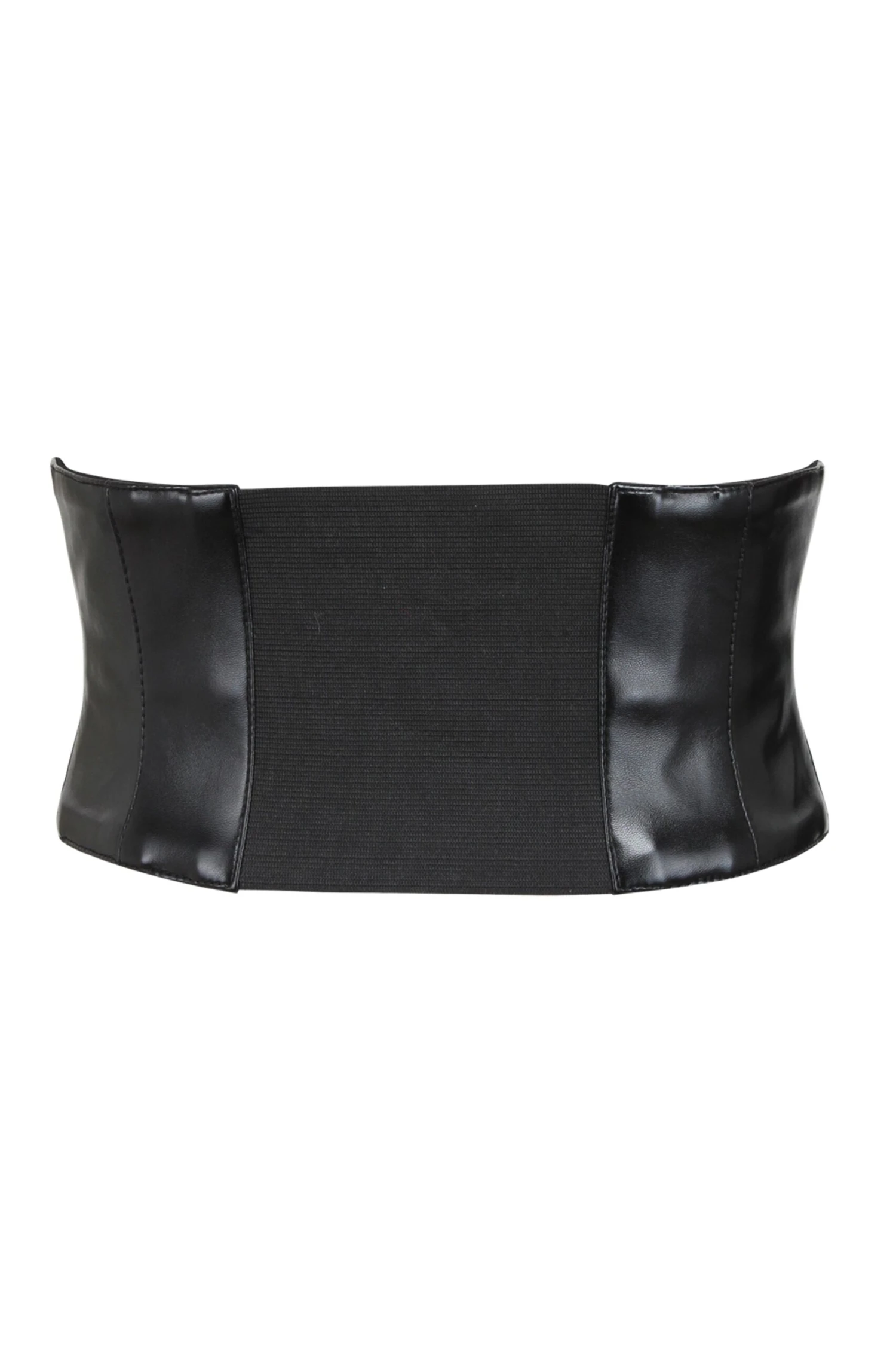 PVC Corset Belt With Corset Lacing Details 2 PVC Corset Belt With Corset Lacing Details - Image 2