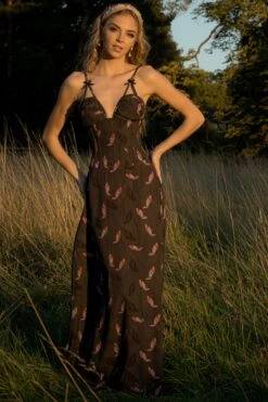 Full Steel Boned Corset Maxi Dress -Corset Story SDS007 October 2020 website 2