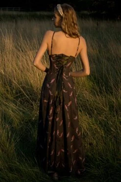 Full Steel Boned Corset Maxi Dress -Corset Story SDS007 September 2020 website 8