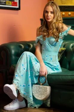 Mesh Panel Sleeved Corset Dress 22 Mesh Panel Sleeved Corset Dress -Corset Story SDS010 3