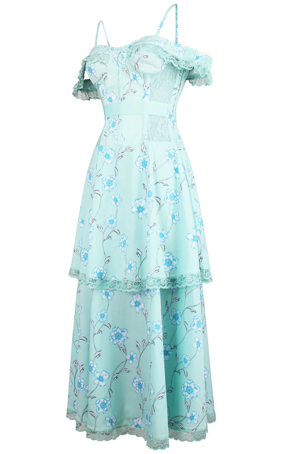 Mesh Panel Sleeved Corset Dress 6 Mesh Panel Sleeved Corset Dress - Image 6