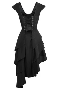 Little Black Corseted Dress -Corset Story SDS012 3