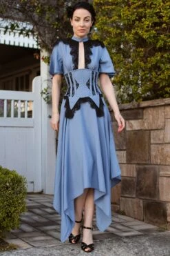 Baby Blue Corset Dress With Lace Trim 24 Baby Blue Corset Dress With Lace Trim -Corset Story SDS017 September 2020 website 3 faab6ed0 b2b9 45fa 8be3 609237357e6f