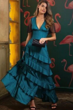 Net Overlay Corset Dress -Corset Story SDS019 6